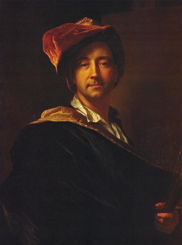 Self-Portrait, Wearing a Red Turban 1698, by Hyacinthe Rigaud