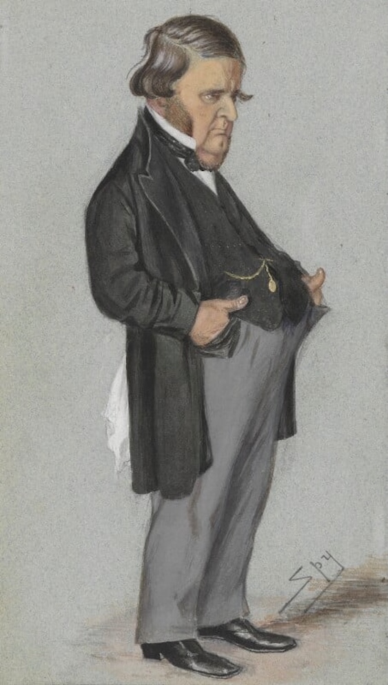 Caricature of Edward Matthew Ward by his son Sir Leslie Ward (SPY)