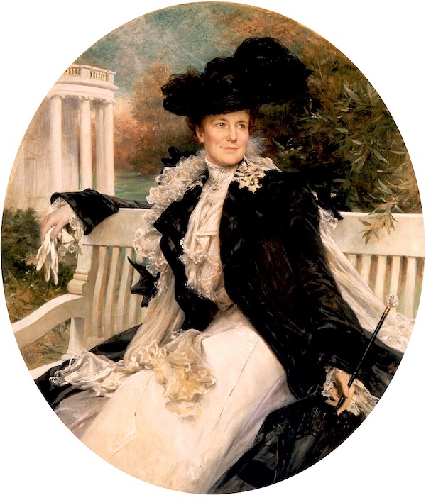 Edith Roosevelt, First Lady of the United States; 1902 by Théobald Chartran (in the White House collection)