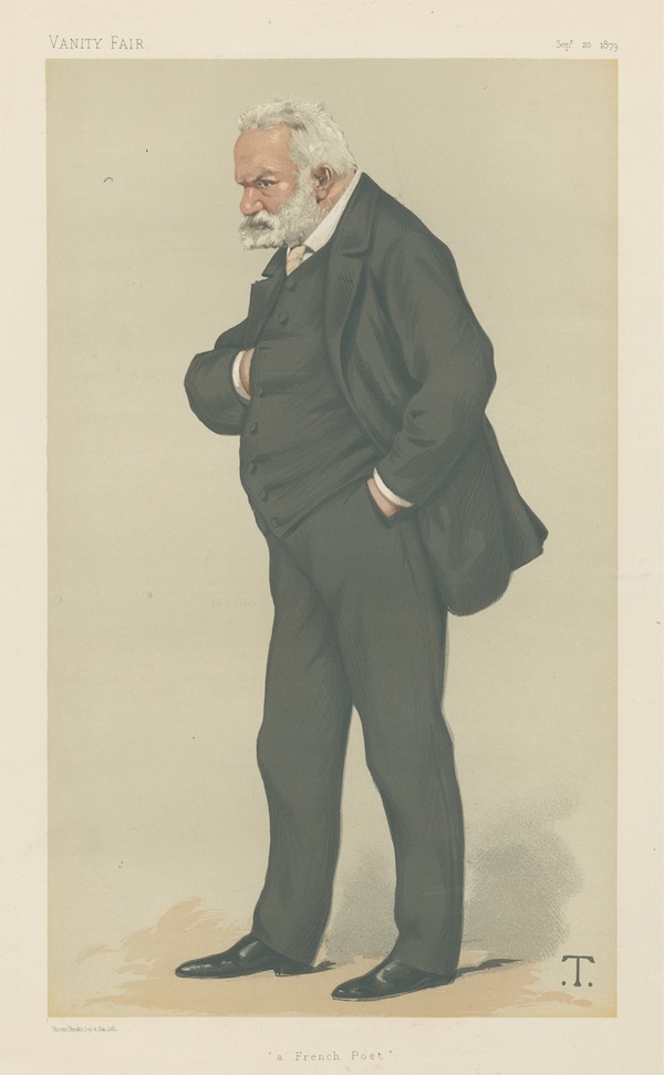 Victor Hugo, A French Poet, chromolithograph published in Vanity Fair 20 September 1879 by Théobald Chartran (aka T)
