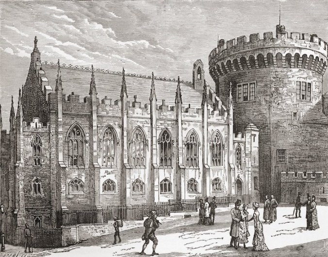 The Chapel Royal, Dublin Castle, Ireland in the late 19th century, from Our Own Country published 1898 (unknown artist)