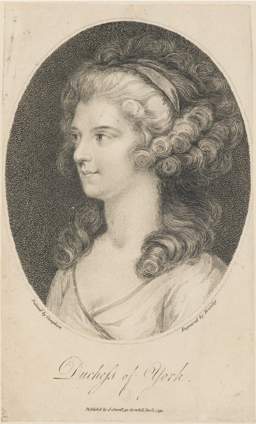 Frederica, Duchess of York and Albany by William Bromley after Edward Francis Cunningham