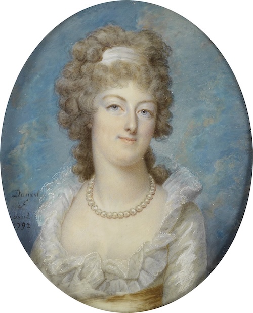 Portrait of Marie Antoinette by François Dumont